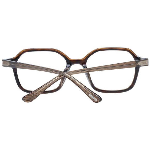 Lozza VL3162 Brown Eyeglasses Unisex Brown Frames